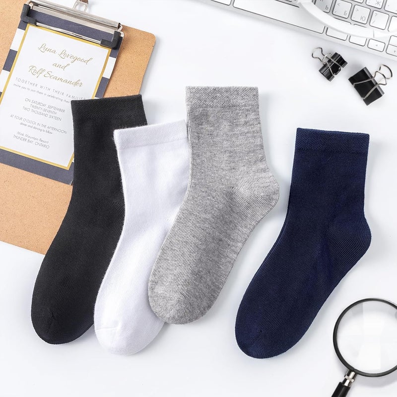 Lainlight Store 6 Pack Kids Socks Girls Socks for School Uniform Soft Cotton Seamless Toe Athletic Crew Socks - Image 5